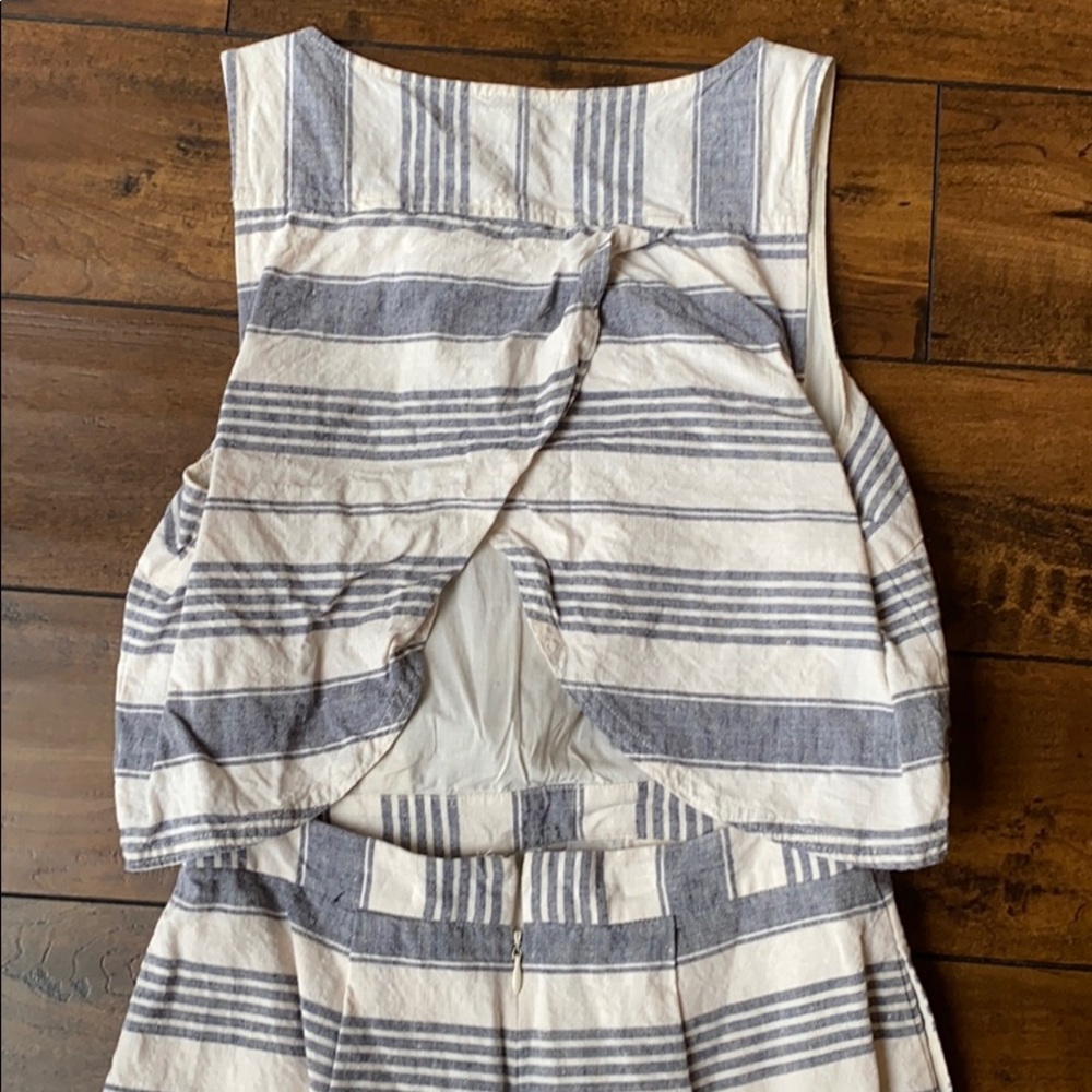🌅 Stripe Sundress w/ Back Cut-Out